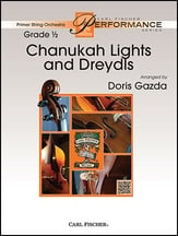 Chanukah Lights and Dreydls Orchestra sheet music cover